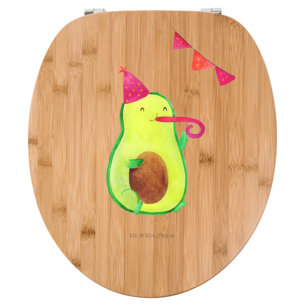 Motiv WC Sitz Avocado Party Zeit Klobrille, Toilettendeckel, Klodeckel, Toilette, WC-Sitz, Avocado, Veggie, Vegan, Gesund