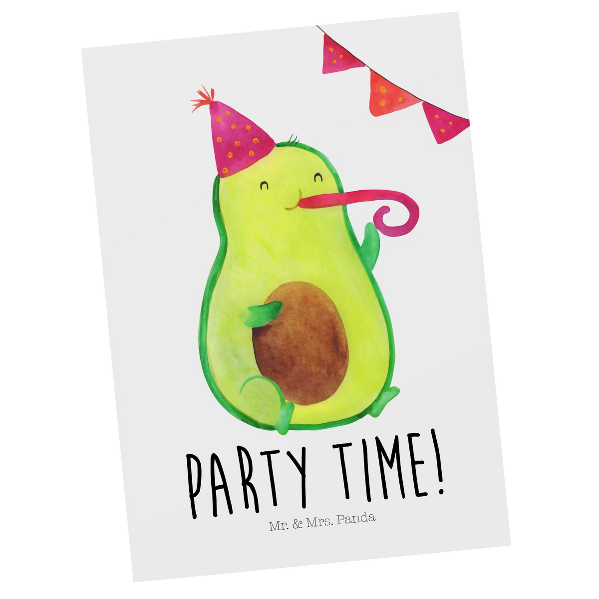 Postkarte Avocado Party Zeit Ansichtskarten, Postkarten, Kunstkarten, bildkarte, Motivkarte, kunstkarte, Grußkarte, Ansichtskarte, Fotokarte, spruchkarte, Designkarte, Postkarte, einzelkarte, Vegan, Gesund, Veggie, Avocado