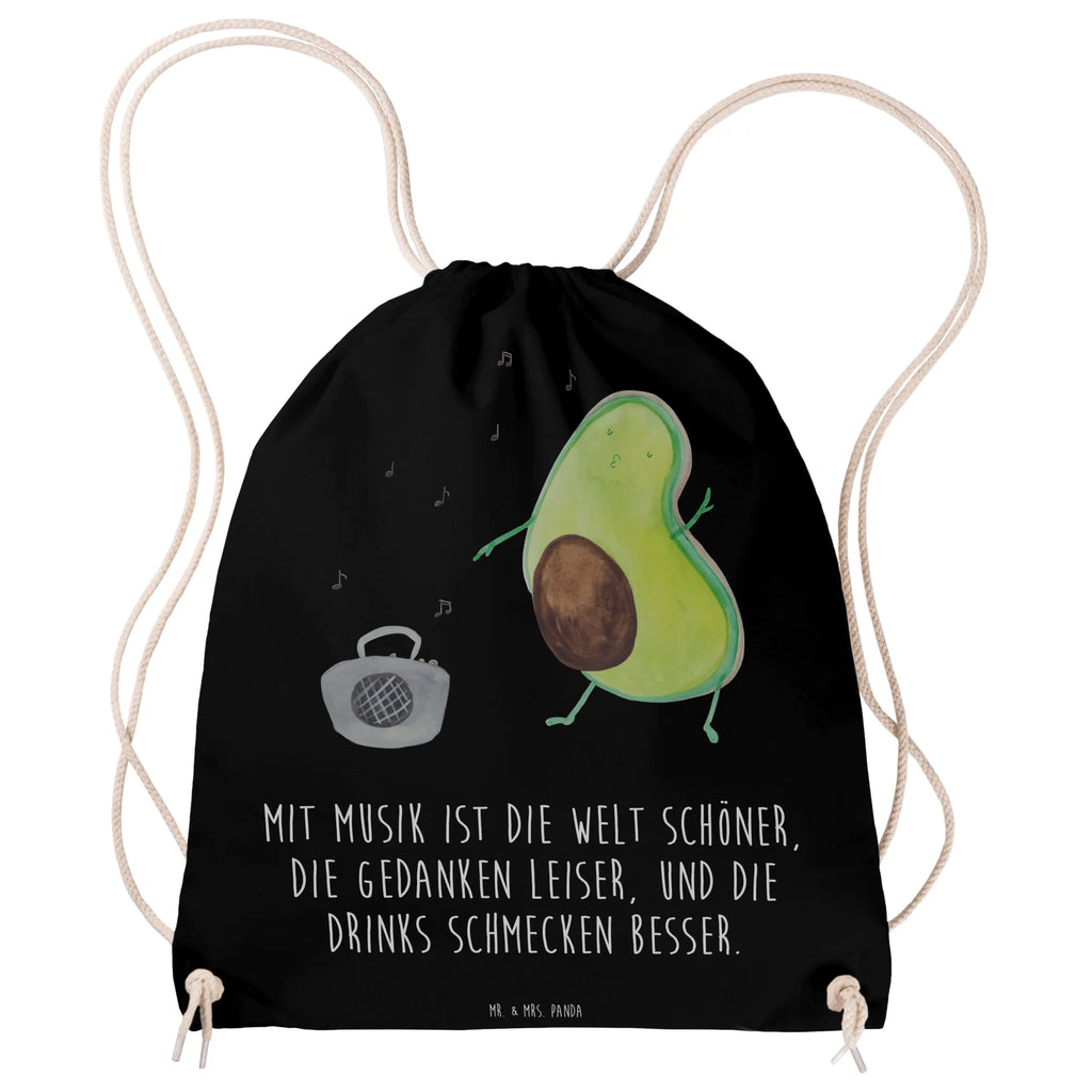 Drawstring bag avocado Dance sports bag, gym bag, bag, carrier bag, jute bag, hipster, avocado, vegetables
