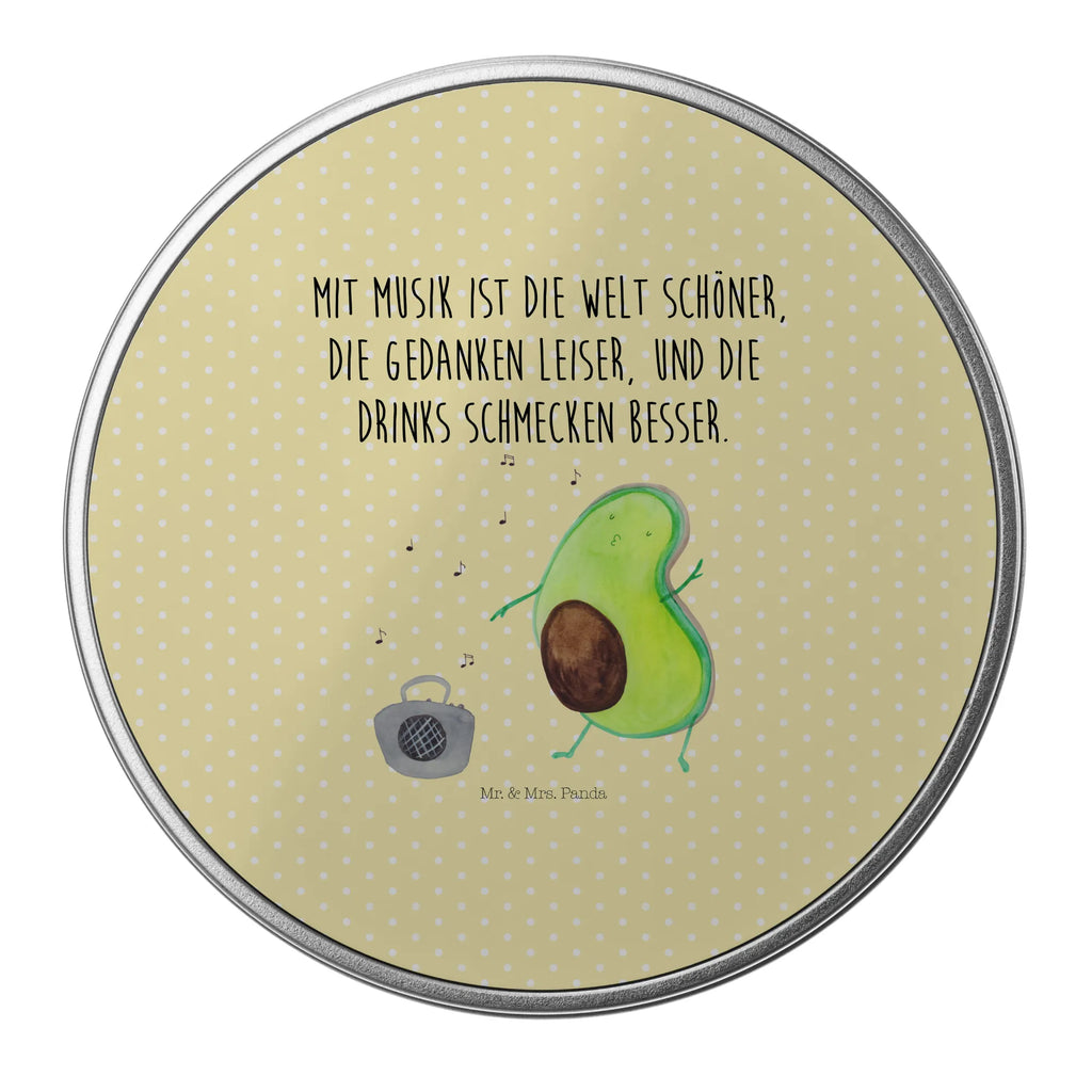 okrągła puszka z blachy Awokado tańczyć Awokado, Warzywa, Wegan, Zdrowy