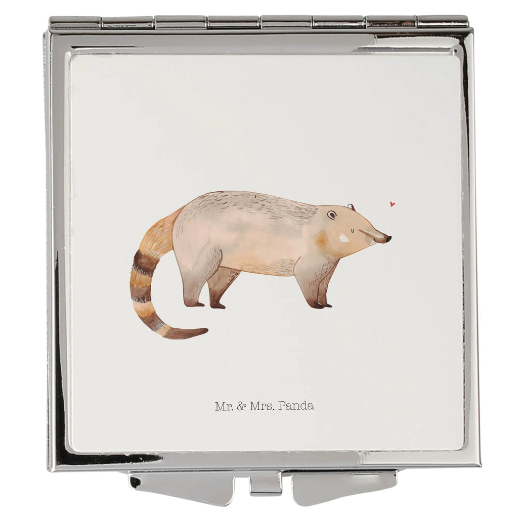 Handtaschenspiegel quadratisch Nasenbaer Kosmetikspiegel Klein, Mini Spiegel, Handtaschenspiegel, Runder Taschenspiegel, Schminkspiegel Kompakt, Taschenspiegel, Klappbarer Handspiegel, Vintage Kompaktspiegel, Silber, Reise Spiegel, Kompaktspiegel, Tragbarer Spiegel, Taschen-Kosmetikspiegel, Handspiegel Geschenkidee, Spiegel Für Unterwegs, Handspiegel Zum Mitnehmen, Handspiegel Mit Hülle, Klappspiegel, Quadratischer Handspiegel, Spiegel Für Schminktasche, Spiegel Für Handtasche, Schminkspiegel To Go, Klappbarer Taschenspiegel, Spiegel Für Make-Up Tasche, Design Taschenspiegel, Handspiegel Für Damen, Deko Handspiegel, Gute Laune, Tiermotive, Tiere, Lustige Sprüche, Nasenbär, Rüsselbär, Bär, Nasenbären