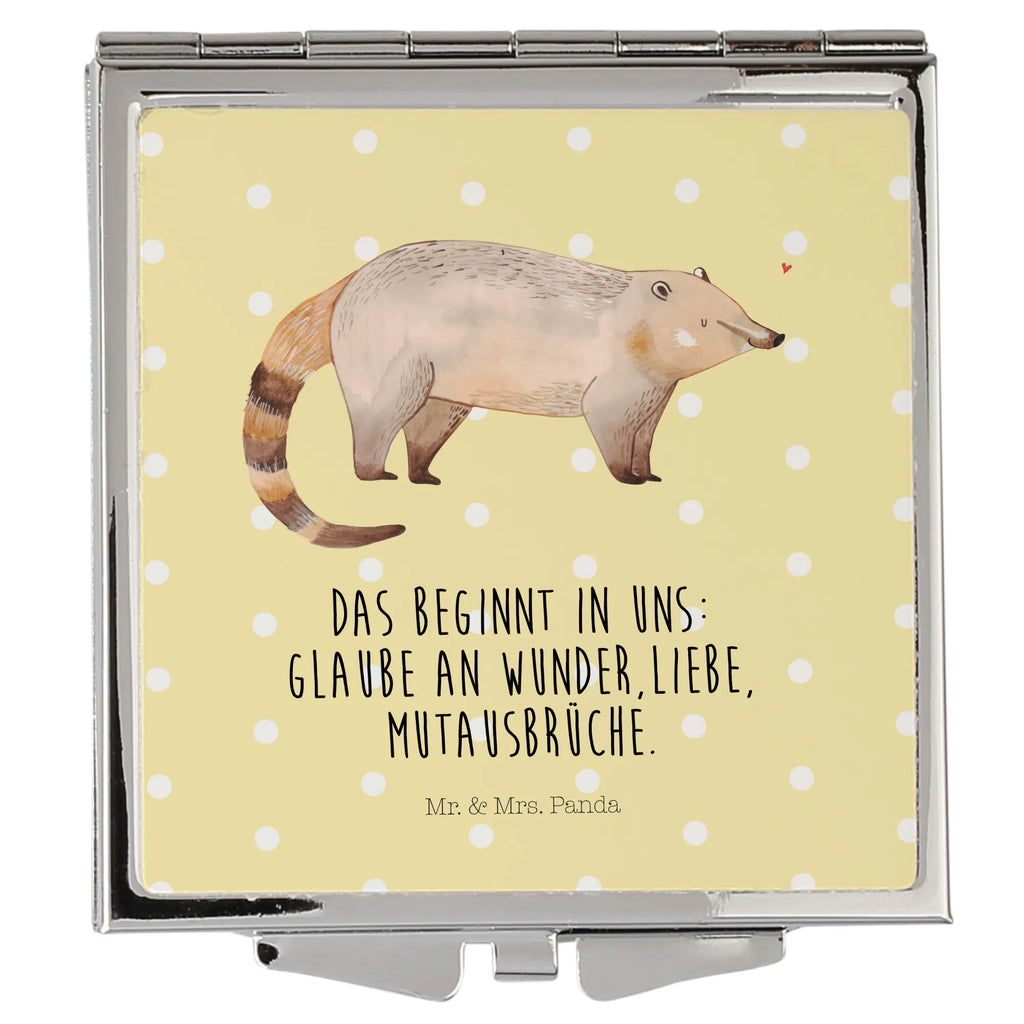 Handtaschenspiegel quadratisch Nasenbaer Kosmetikspiegel Klein, Mini Spiegel, Handtaschenspiegel, Runder Taschenspiegel, Schminkspiegel Kompakt, Taschenspiegel, Klappbarer Handspiegel, Vintage Kompaktspiegel, Silber, Reise Spiegel, Kompaktspiegel, Tragbarer Spiegel, Taschen-Kosmetikspiegel, Handspiegel Geschenkidee, Spiegel Für Unterwegs, Handspiegel Zum Mitnehmen, Handspiegel Mit Hülle, Klappspiegel, Quadratischer Handspiegel, Spiegel Für Schminktasche, Spiegel Für Handtasche, Schminkspiegel To Go, Klappbarer Taschenspiegel, Spiegel Für Make-Up Tasche, Design Taschenspiegel, Handspiegel Für Damen, Deko Handspiegel, Gute Laune, Tiermotive, Tiere, Lustige Sprüche, Nasenbär, Rüsselbär, Bär, Nasenbären