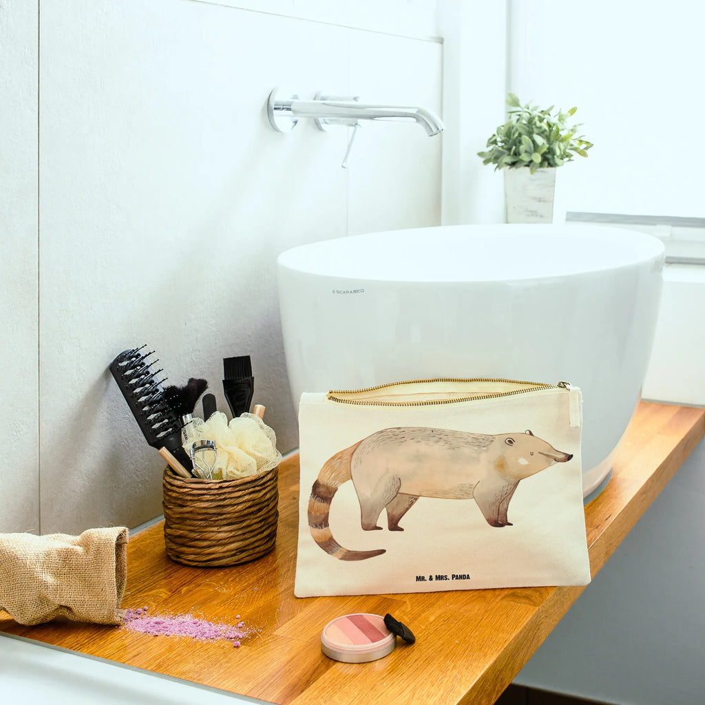 Make-up bag Nasal Bear aufbewahrungsbeutel, Kulturtasche, Waschbeutel, Schminktäschchen, Kulturbeutel, Schlampermäppchen, utensilientasche, Schminkbeutel, Stiftemäppchen, toiletry bag, pencil case, Federmappe, beauty tasche, Kosmetikbeutel, aufbewahrungstasche, Schminktasche, Mäppchen, beauty case, Waschtasche, Kosmetiktasche, Etui, pinsel tasche, kosmetiktäschchen, Tiermotive, Tiere, Lustige Sprüche, Gute Laune, Nasenbären, Rüsselbär, Bär, Nasenbär