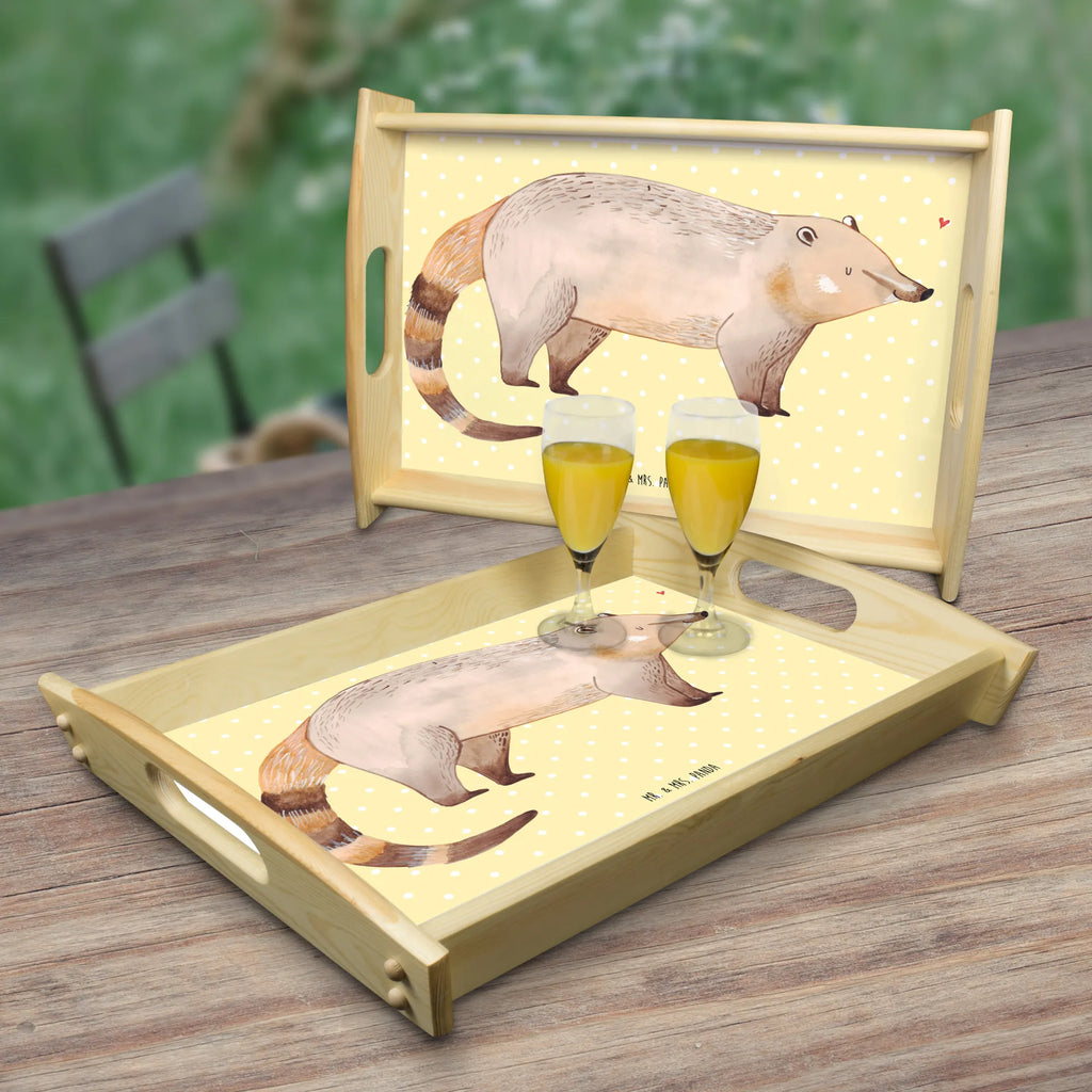 Serving tray Nasal Bear serving tray, breakfast tray, kitchen tray, wooden tray, tray, small animals, cute, funny, cute animal motives, hand drawn, small world, funny sayings, good mood, happy, gifts, gift ideas, special gifts, animal lover, card, Nose bear, bear, trunk bear, nose bear
