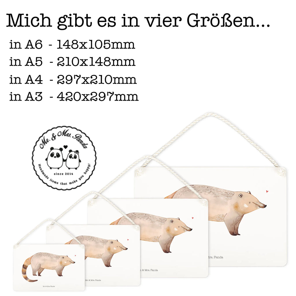 Decorative sign Nasal Bear dekoschilder, Holztafel, Deko Schild, dekoration schild, holzbild, Schild, Schild mit Spruch, Türschild Familie, Küchenschild, sprüche schild, Holzschild, dekotafel, Spruchschild, hängeschild, Dekoschild, Badschild, Deko Wandtafel, wandhänger, Türschild, Wandschild, wandtafel, Motivschild, Tiere, Tiermotive, Gute Laune, Lustige Sprüche, Rüsselbär, Nasenbären, Nasenbär, Bär