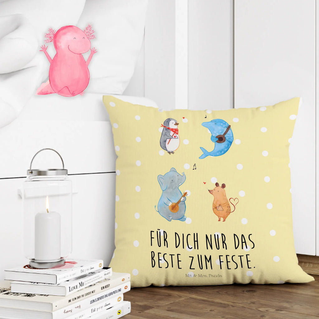 40x40 Kissen Big Band Zierkissen, Sofakissen, Kissenbezug 40x40, Couchkissen, Sofakissen 40x40, Kissen 40x40 Waschbar, Kissen, Kissenhülle 40x40, Dekokissen, sofakissen, Motivkissen, Kissen 40x40, sitzkissen, Kopfkissen, Kissenbezüge, Dekokissen 40x40, Kissenhülle, Kopfkissen 40x40, Dekokissen Sofa, Tiermotive, Gute Laune, lustige Sprüche, Tiere, Elefant, Musikanten, Maus, Band, Pinguin, Delfin, Hund, Triangel, Musik, Gitarre