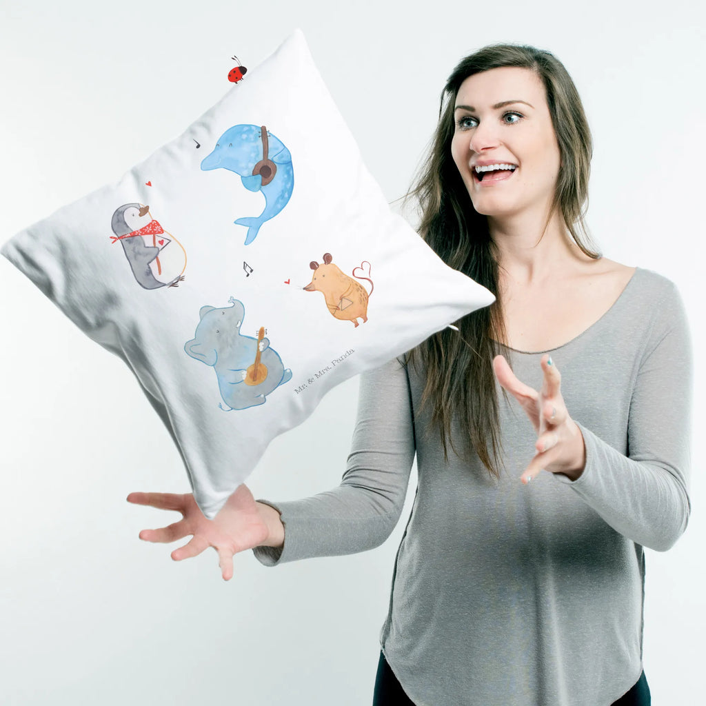 40x40 Kissen Big Band Zierkissen, Sofakissen, Kissenbezug 40x40, Couchkissen, Sofakissen 40x40, Kissen 40x40 Waschbar, Kissen, Kissenhülle 40x40, Dekokissen, sofakissen, Motivkissen, Kissen 40x40, sitzkissen, Kopfkissen, Kissenbezüge, Dekokissen 40x40, Kissenhülle, Kopfkissen 40x40, Dekokissen Sofa, Tiermotive, Gute Laune, lustige Sprüche, Tiere, Elefant, Musikanten, Maus, Band, Pinguin, Delfin, Hund, Triangel, Musik, Gitarre