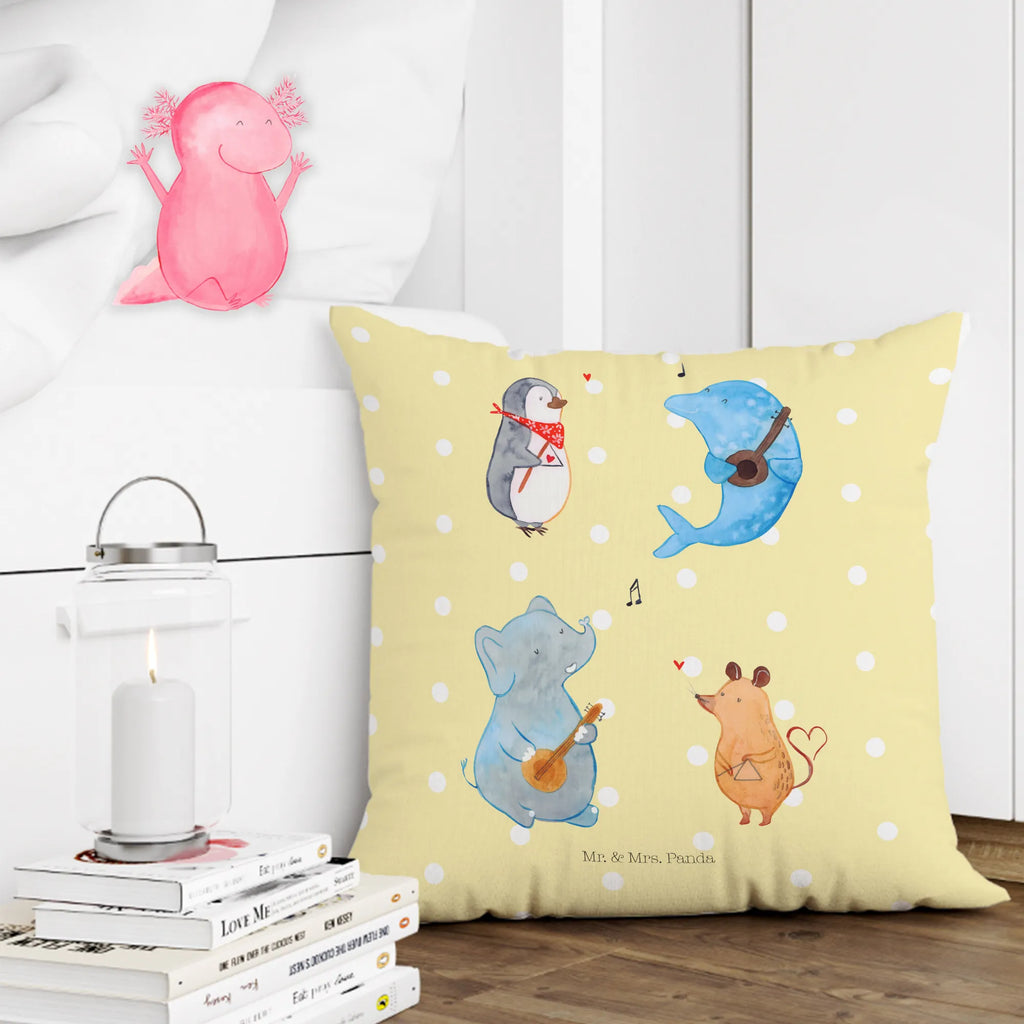 40x40 Kissen Big Band Zierkissen, Sofakissen, Kissenbezug 40x40, Couchkissen, Sofakissen 40x40, Kissen 40x40 Waschbar, Kissen, Kissenhülle 40x40, Dekokissen, sofakissen, Motivkissen, Kissen 40x40, sitzkissen, Kopfkissen, Kissenbezüge, Dekokissen 40x40, Kissenhülle, Kopfkissen 40x40, Dekokissen Sofa, Tiermotive, Gute Laune, lustige Sprüche, Tiere, Elefant, Musikanten, Maus, Band, Pinguin, Delfin, Hund, Triangel, Musik, Gitarre