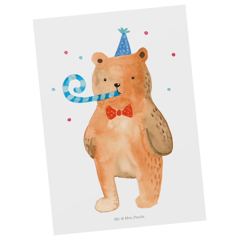 Postkarte Birthday Bär Geschenkkarte, Grußkarte, Karte, Einladung, Ansichtskarte, Geburtstagskarte, Einladungskarte, Dankeskarte, Bär, Teddy, Teddybär, Happy Birthday, Alles Gute, Glückwunsch, Geburtstag