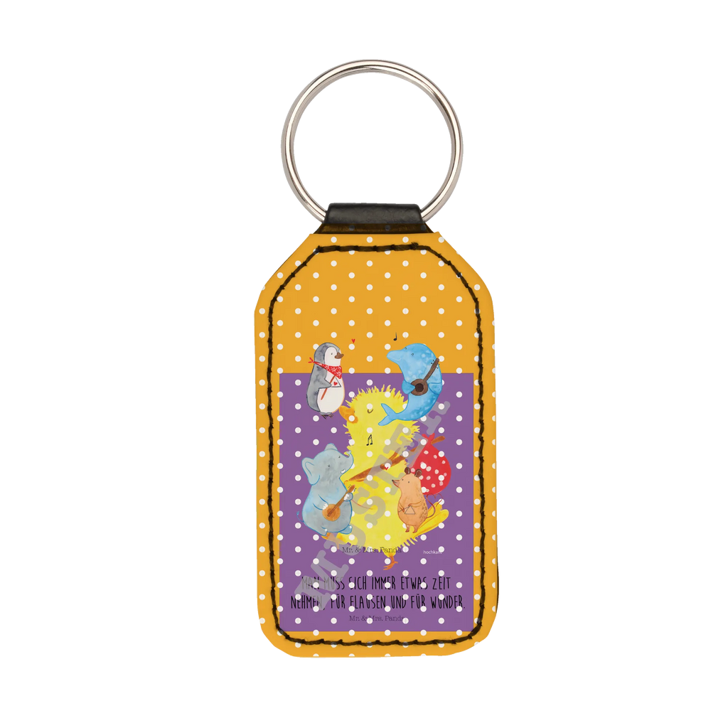 Rectangular key ring Big tape keychain, bag pendant, pendant, lucky charm, key ring, small animals, cute, funny, cute animal motives, hand drawn, small world, funny sayings, good mood, happy, gifts, gift ideas, special gifts, animal lover, card, musicians, triangle, penguin, music, guitar, mouse, dolphin, elephant, band, dog