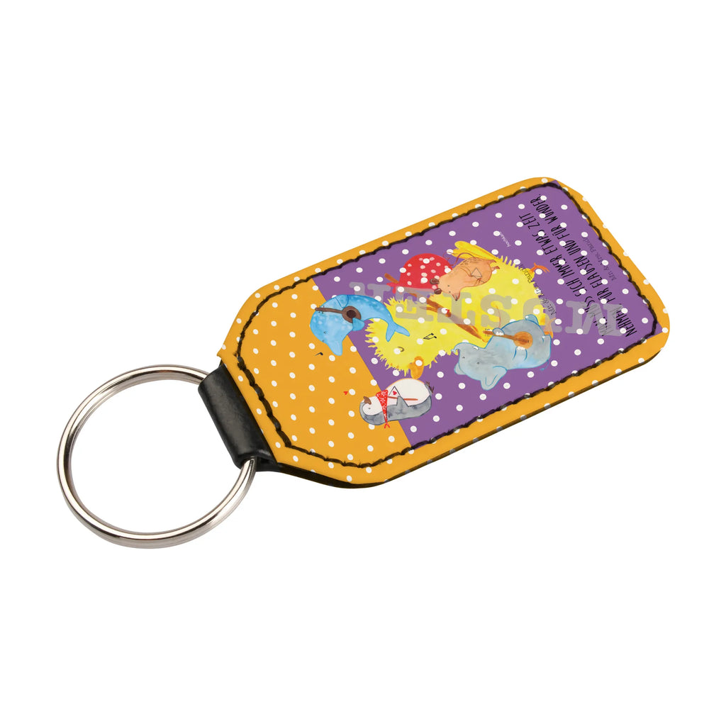 Rectangular key ring Big tape keychain, bag pendant, pendant, lucky charm, key ring, small animals, cute, funny, cute animal motives, hand drawn, small world, funny sayings, good mood, happy, gifts, gift ideas, special gifts, animal lover, card, musicians, triangle, penguin, music, guitar, mouse, dolphin, elephant, band, dog
