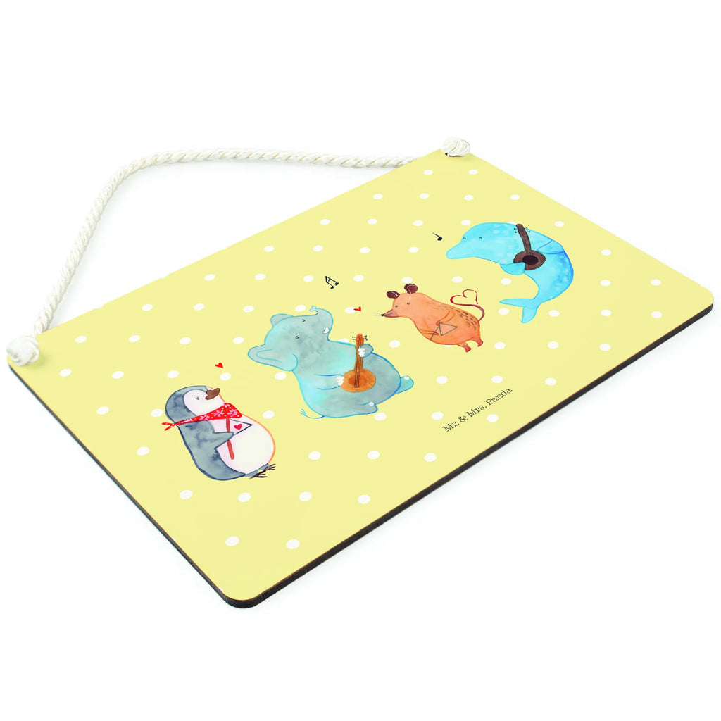 Deko Schild Big Band Schild mit Spruch, holzbild, Holzschild, Holztafel, Deko Wandtafel, Türschild Familie, dekoration schild, hängeschild, wandtafel, sprüche schild, Badschild, Motivschild, Schild, Wandschild, dekoschilder, wandhänger, Deko Schild, Dekoschild, Spruchschild, Küchenschild, Türschild, dekotafel, Tiermotive, Lustige Sprüche, Gute Laune, Tiere, Musikanten, Delfin, Triangel, Band, Musik, Gitarre, Elefant, Pinguin, Hund, Maus