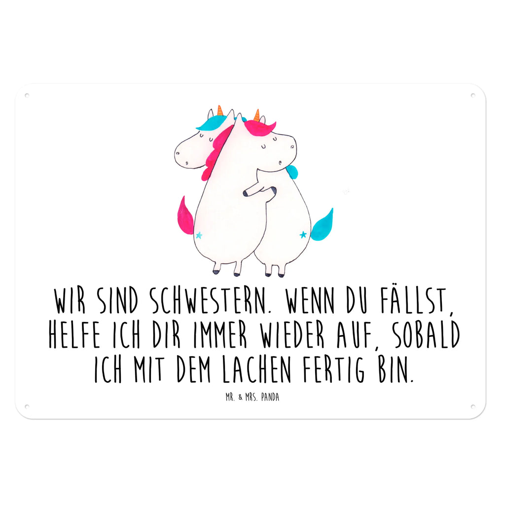 Tin sign unicorns Embrace Blechschild Für Männer, Türschild Metall, Blechschild Groß, Blechschild Büro, Blechschild, Wandschild Metall, Dekoschild Metall, Blechschild Küche, Blechschild Für Frauen, Blechschild Zum Aufhängen, Unicorn, Einhorn, Einhörner, Einhorn Deko, Schwestern, Freundinnen, Freundin, Geschwister, Liebe, Sister, BFF, Familie, Schwester