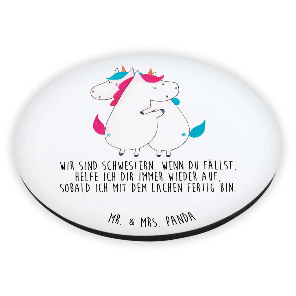 Round magnet unicorns Embrace Kühlschrankmagnet, magnete, kühlschrankmagnete, rundmagnet, Unicorn, Einhorn, Einhörner, Einhorn Deko, Schwestern, Geschwister, Familie, Freundin, Schwester, Freundinnen, BFF, Liebe, Sister