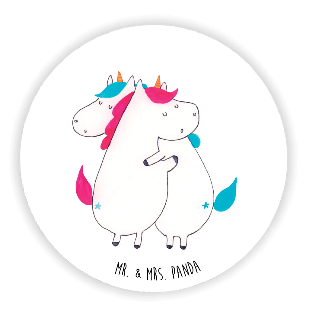 Round magnet unicorns Embrace Kühlschrankmagnet, magnete, kühlschrankmagnete, rundmagnet, Unicorn, Einhorn, Einhörner, Einhorn Deko, Schwestern, Geschwister, Familie, Freundin, Schwester, Freundinnen, BFF, Liebe, Sister