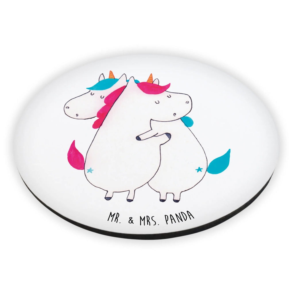 Round magnet unicorns Embrace Kühlschrankmagnet, magnete, kühlschrankmagnete, rundmagnet, Unicorn, Einhorn, Einhörner, Einhorn Deko, Schwestern, Geschwister, Familie, Freundin, Schwester, Freundinnen, BFF, Liebe, Sister