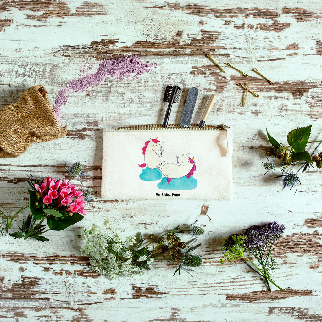 torebka na makijaż jednorożec szampan beauty case, pinsel tasche, pencil case, aufbewahrungsbeutel, Federmappe, Waschtasche, toiletry bag, Kulturbeutel, Kosmetikbeutel, Mäppchen, Schlampermäppchen, Schminktasche, Schminkbeutel, Etui, Kulturtasche, Kosmetiktasche, utensilientasche, Waschbeutel, Schminktäschchen, aufbewahrungstasche, beauty tasche, kosmetiktäschchen, Stiftemäppchen, Einhorn Deko, Einhorn, Unicorn, Einhörner, Anstoßen, Freundin, Sekt, Mädelsabend, Spaß, Freundinnen, Party, Beste, BFF, Korken