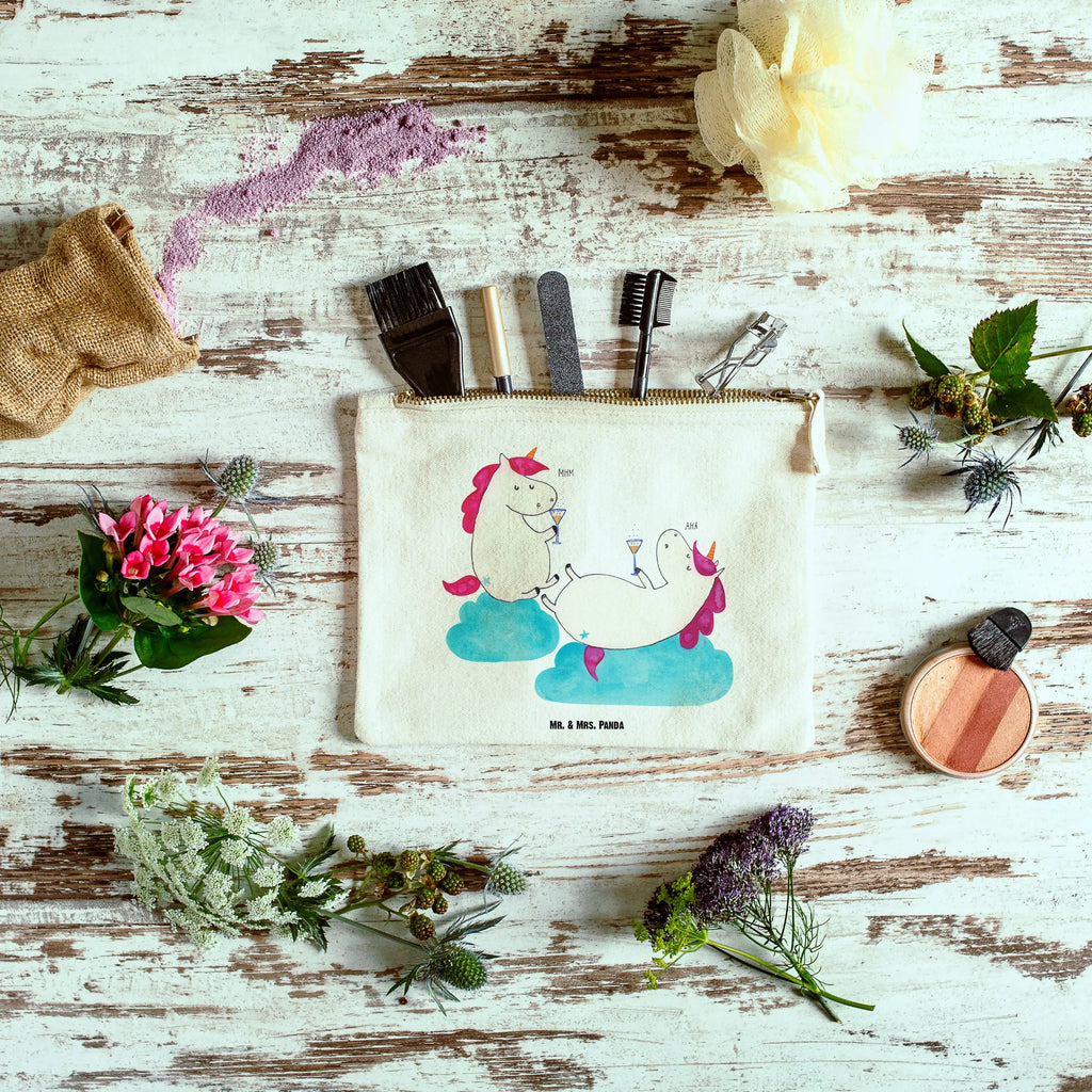 torebka na makijaż jednorożec szampan beauty case, pinsel tasche, pencil case, aufbewahrungsbeutel, Federmappe, Waschtasche, toiletry bag, Kulturbeutel, Kosmetikbeutel, Mäppchen, Schlampermäppchen, Schminktasche, Schminkbeutel, Etui, Kulturtasche, Kosmetiktasche, utensilientasche, Waschbeutel, Schminktäschchen, aufbewahrungstasche, beauty tasche, kosmetiktäschchen, Stiftemäppchen, Einhorn Deko, Einhorn, Unicorn, Einhörner, Anstoßen, Freundin, Sekt, Mädelsabend, Spaß, Freundinnen, Party, Beste, BFF, Korken