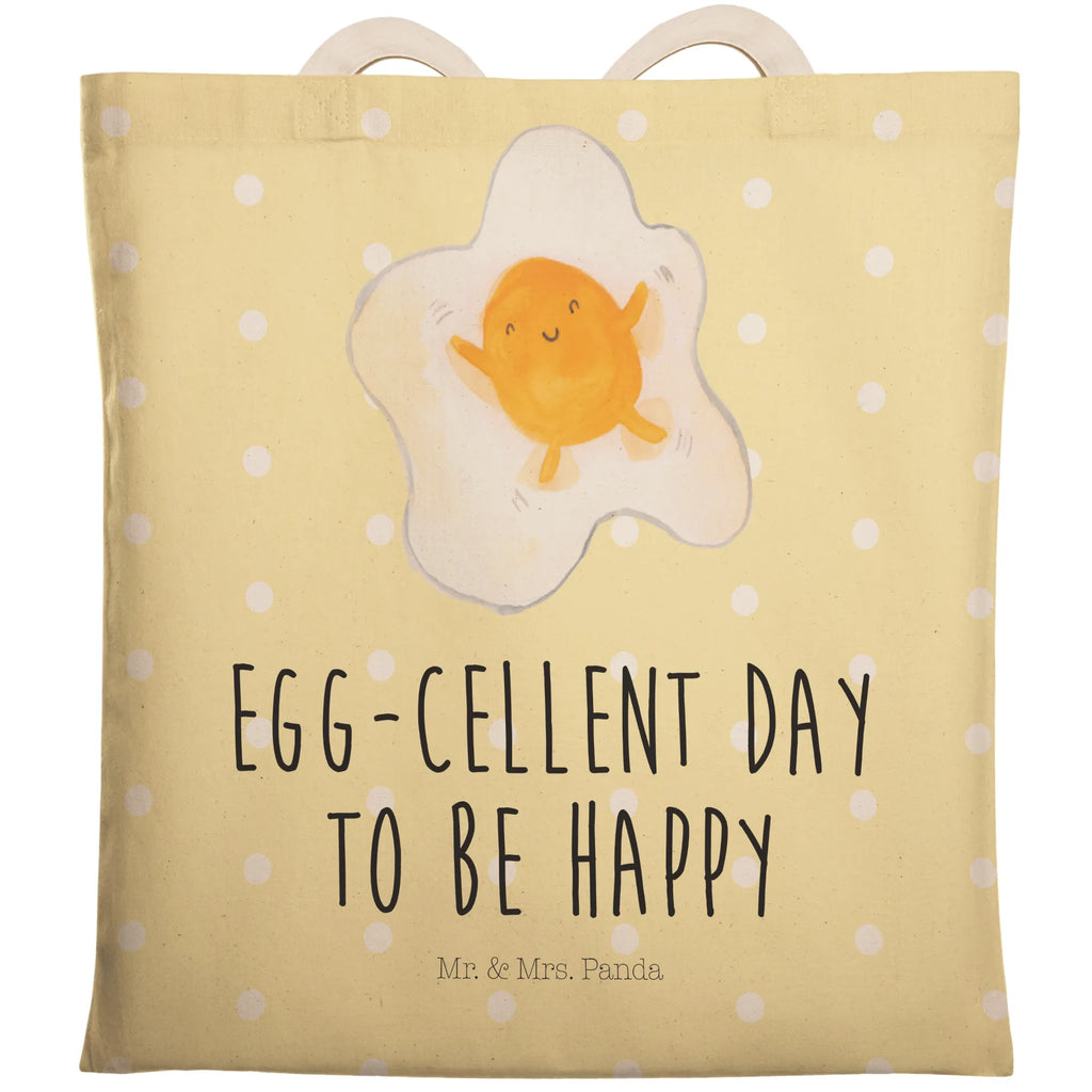 Shopping bag Fried egg egg Carrier bag, cotton bag, pouch, shopper, bag, shoulder bag, cloth bag, small animals, cute, funny, cute animal motives, hand drawn, small world, funny sayings, good mood, happy, gifts, gift ideas, special gifts, animal lover, card, Egg, nice, fried egg, love, day