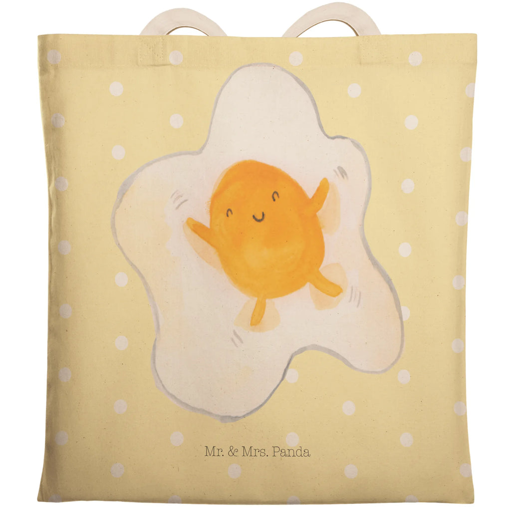 Shopping bag Fried egg egg Carrier bag, cotton bag, pouch, shopper, bag, shoulder bag, cloth bag, small animals, cute, funny, cute animal motives, hand drawn, small world, funny sayings, good mood, happy, gifts, gift ideas, special gifts, animal lover, card, Egg, nice, fried egg, love, day