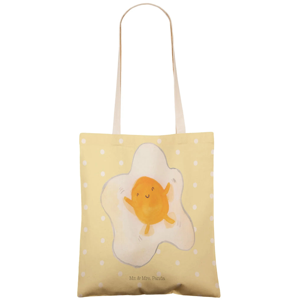 Shopping bag Fried egg egg Carrier bag, cotton bag, pouch, shopper, bag, shoulder bag, cloth bag, small animals, cute, funny, cute animal motives, hand drawn, small world, funny sayings, good mood, happy, gifts, gift ideas, special gifts, animal lover, card, Egg, nice, fried egg, love, day