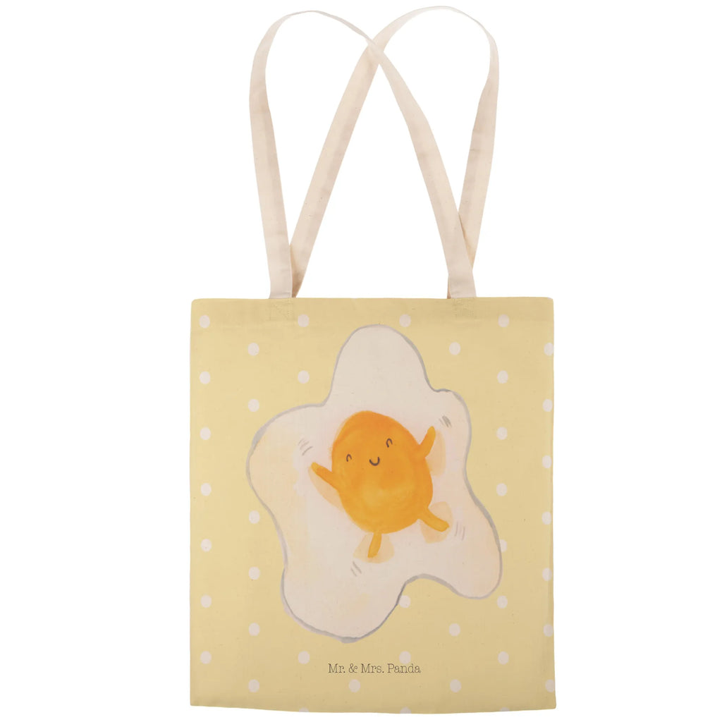Shopping bag Fried egg egg Carrier bag, cotton bag, pouch, shopper, bag, shoulder bag, cloth bag, small animals, cute, funny, cute animal motives, hand drawn, small world, funny sayings, good mood, happy, gifts, gift ideas, special gifts, animal lover, card, Egg, nice, fried egg, love, day