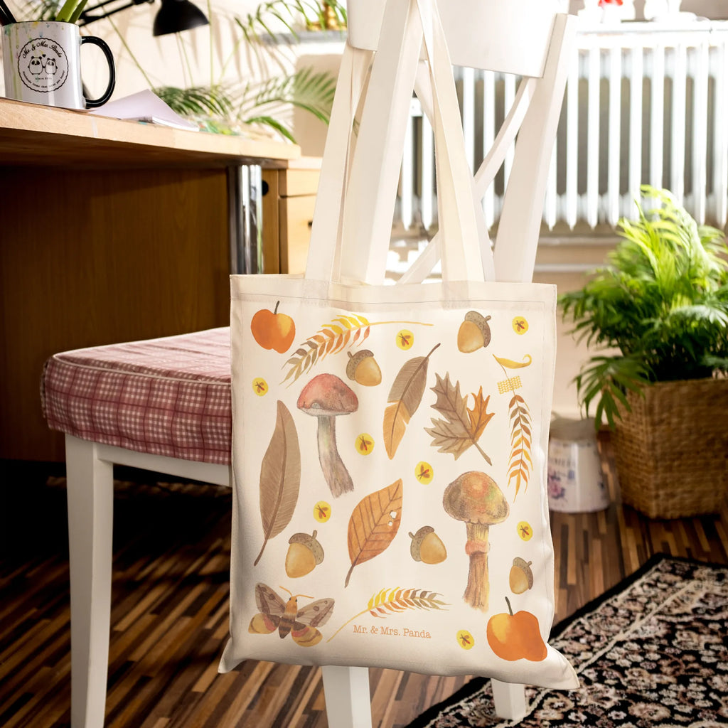 Shopping bag Autumn cloth bag, Carrier bag, pouch, shoulder bag, bag, cotton bag, shopper, Nature, joy of life, love, nature motif, autumn, leaf, season motif, November, October, leaves, gift nature, autumn leaves, September, mushrooms