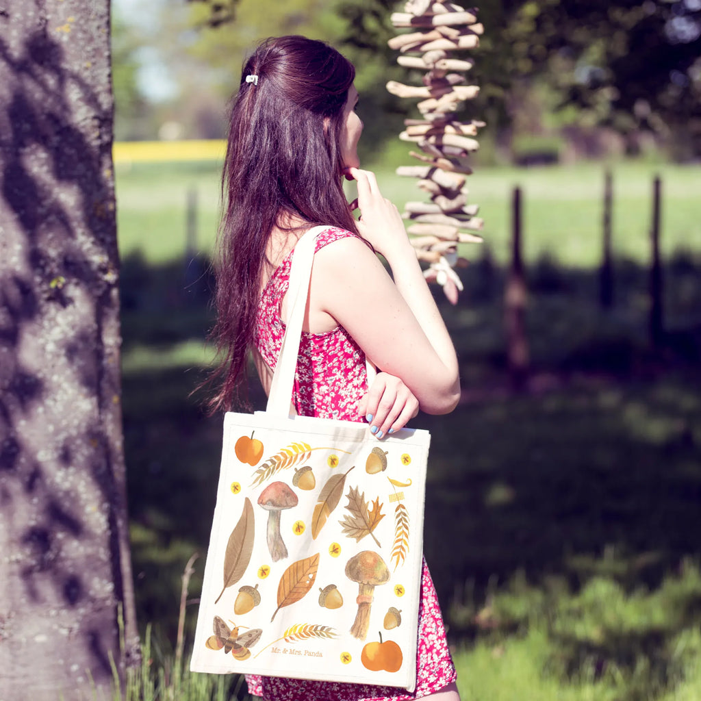 Shopping bag Autumn cloth bag, Carrier bag, pouch, shoulder bag, bag, cotton bag, shopper, Nature, joy of life, love, nature motif, autumn, leaf, season motif, November, October, leaves, gift nature, autumn leaves, September, mushrooms
