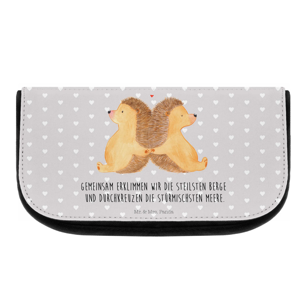 Kosmetyczka Jeże trzymające się za łapki Miłość, partner, przyjaciel, przyjaciółka, mąż, żona, wesele, zaręczyny, prośba o rękę, prezent miłosny, rocznica, dzień ślubu