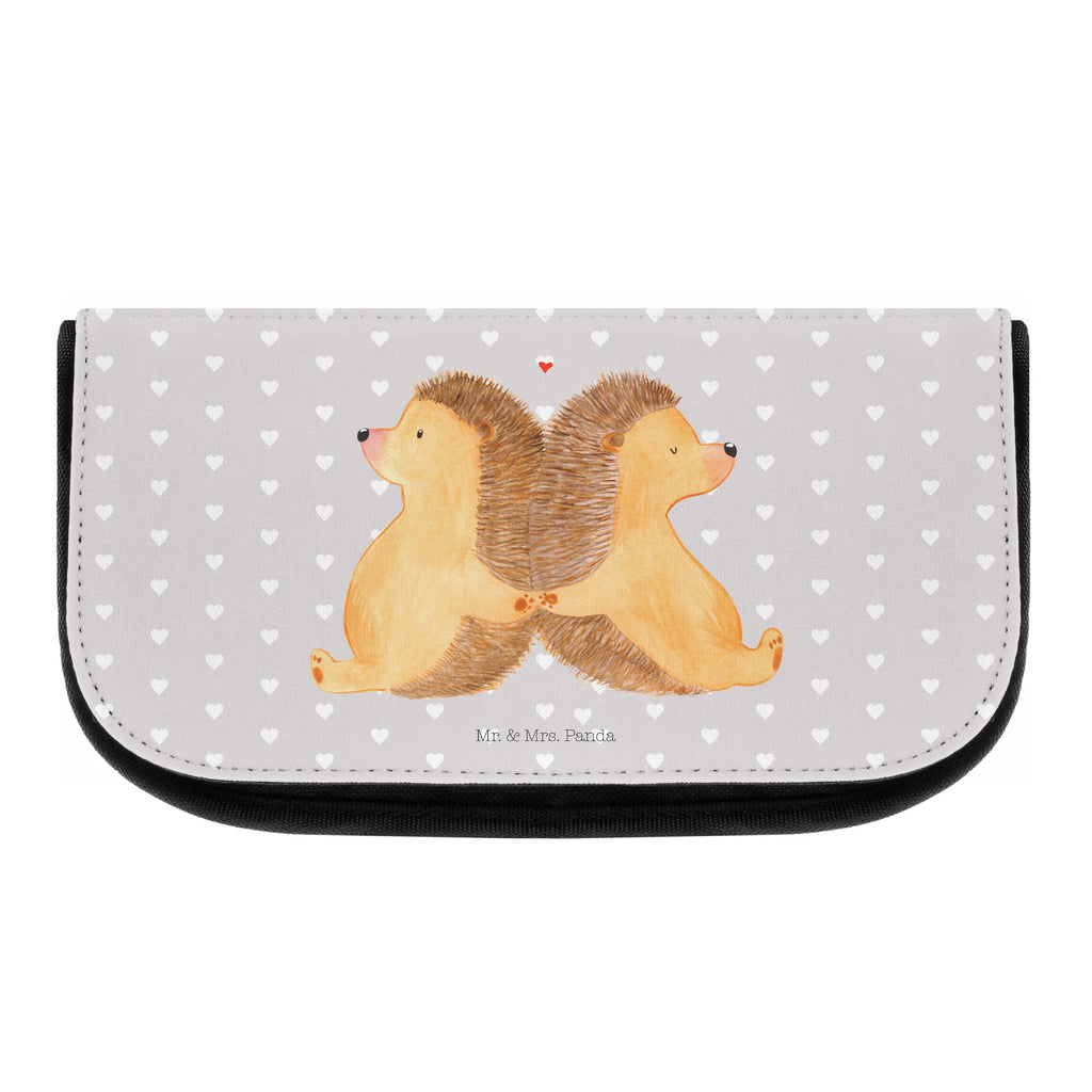 Kosmetyczka Jeże trzymające się za łapki Miłość, partner, przyjaciel, przyjaciółka, mąż, żona, wesele, zaręczyny, prośba o rękę, prezent miłosny, rocznica, dzień ślubu