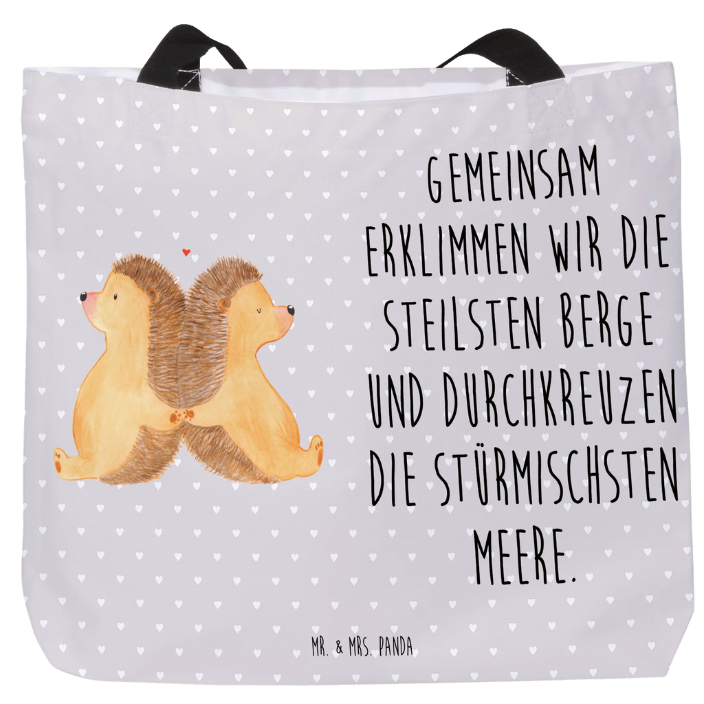 Shopper Igel händchenhaltend Tasche, Freizeittasche, Einkaufsbeutel, Schulbeutel, Schultasche, Shopper, Beutel, Alltagstasche, Tragebeutel, Einkaufstasche, Strandtasche, Liebe, Partner, Freund, Freundin, Ehemann, Ehefrau, Heiraten, Verlobung, Heiratsantrag, Liebesgeschenk, Jahrestag, Hocheitstag, Liebesbeweis, Gemeinsamkeit, Lieblingsmensch, Hand in Hand, Igel, Hochzeit, Geschenk für zwei, Liebesbotschaft, Love, Igelliebe, große Liebe