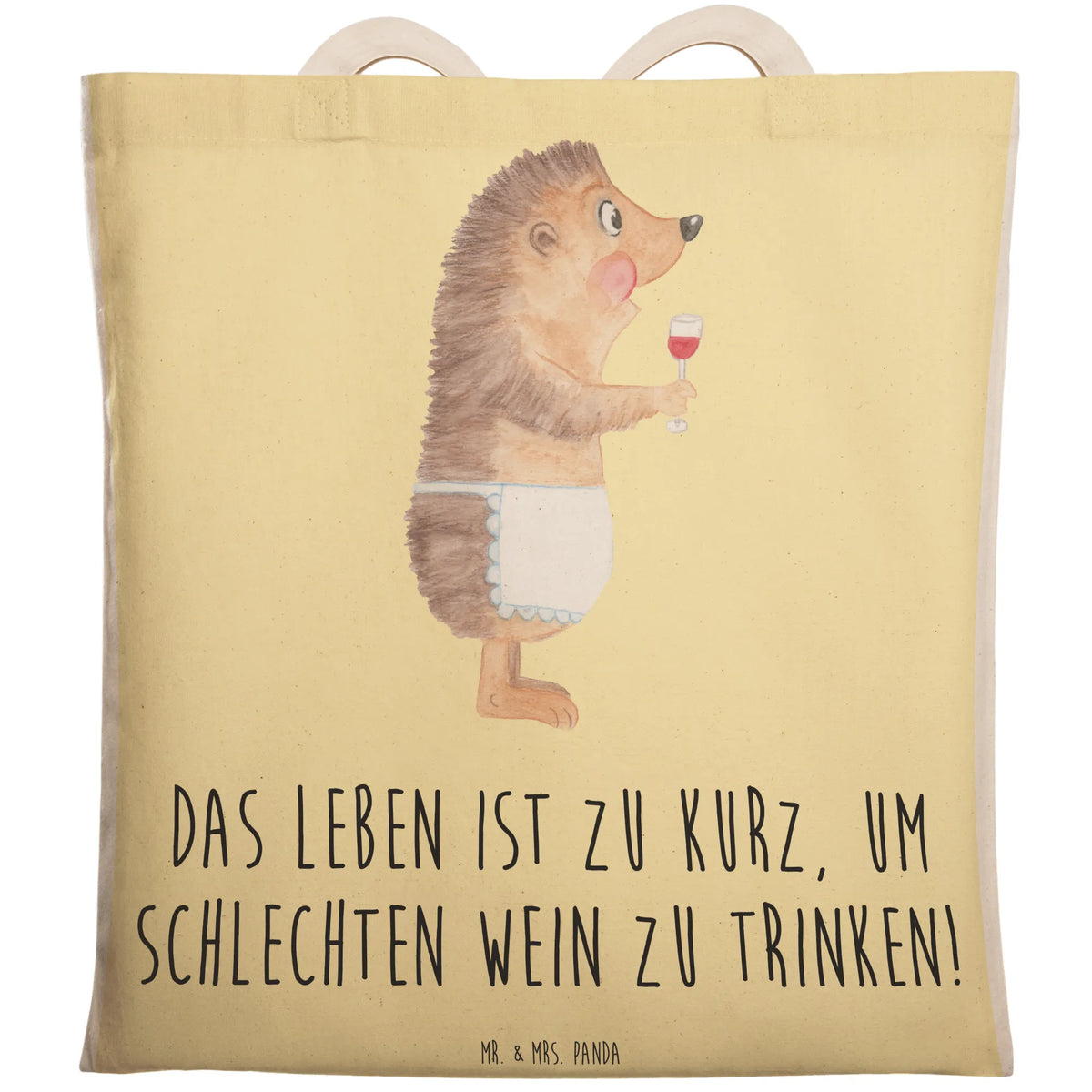 Shopping bag Hedgehog wine card, gift ideas, gifts, small animals, cute, cute animal motives, hand drawn, funny sayings, good mood, special gifts, animal lover, drinking wine, gift wine drinker, wine decoration, white wine, red wine, gift wine lover, wine glass, wine saying