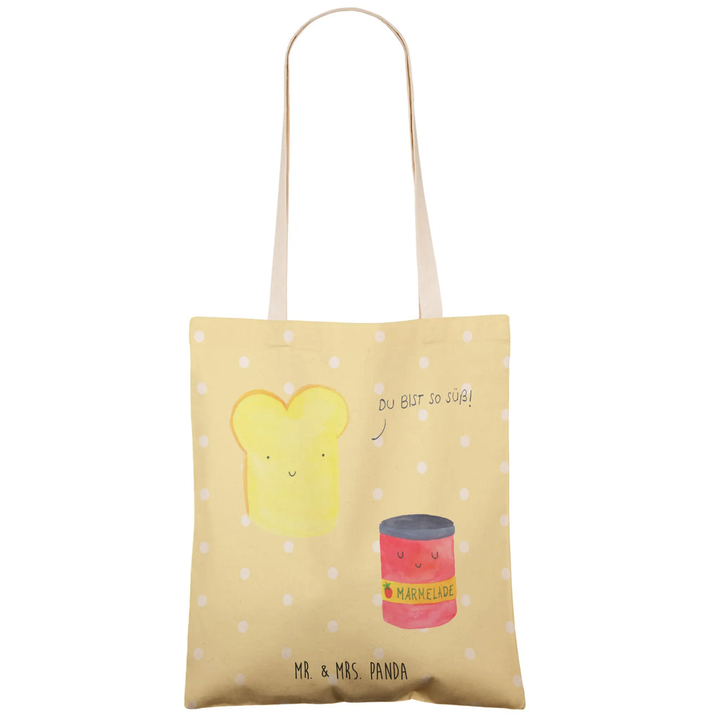 Einkaufstasche Toast & Marmelade Alltagstasche, markttasche, Stoffbeutel, Tragetaschen, Einkaufstasche, Freizeittasche, taschen shopper, stoffshopper, Beutel, Stofftasche, Stofftragetasche, Umhängetasche, shopping bag, Einkaufsbeutel, Einkaufstaschen, Shopper, Tüte, Schultertasche, Strandtasche, cityshopper, Stoffeinkaufstaschen, Stofftaschen, Beutel Tasche, Lustige Sprüche, Tiere, Tiermotive, Gute Laune, Süße Postkarte, Dreamteam, Süß, Brot, Toastbrot, Marmelade, Frühstück Einladung, Toast, Küche Spruch, Küche Deko