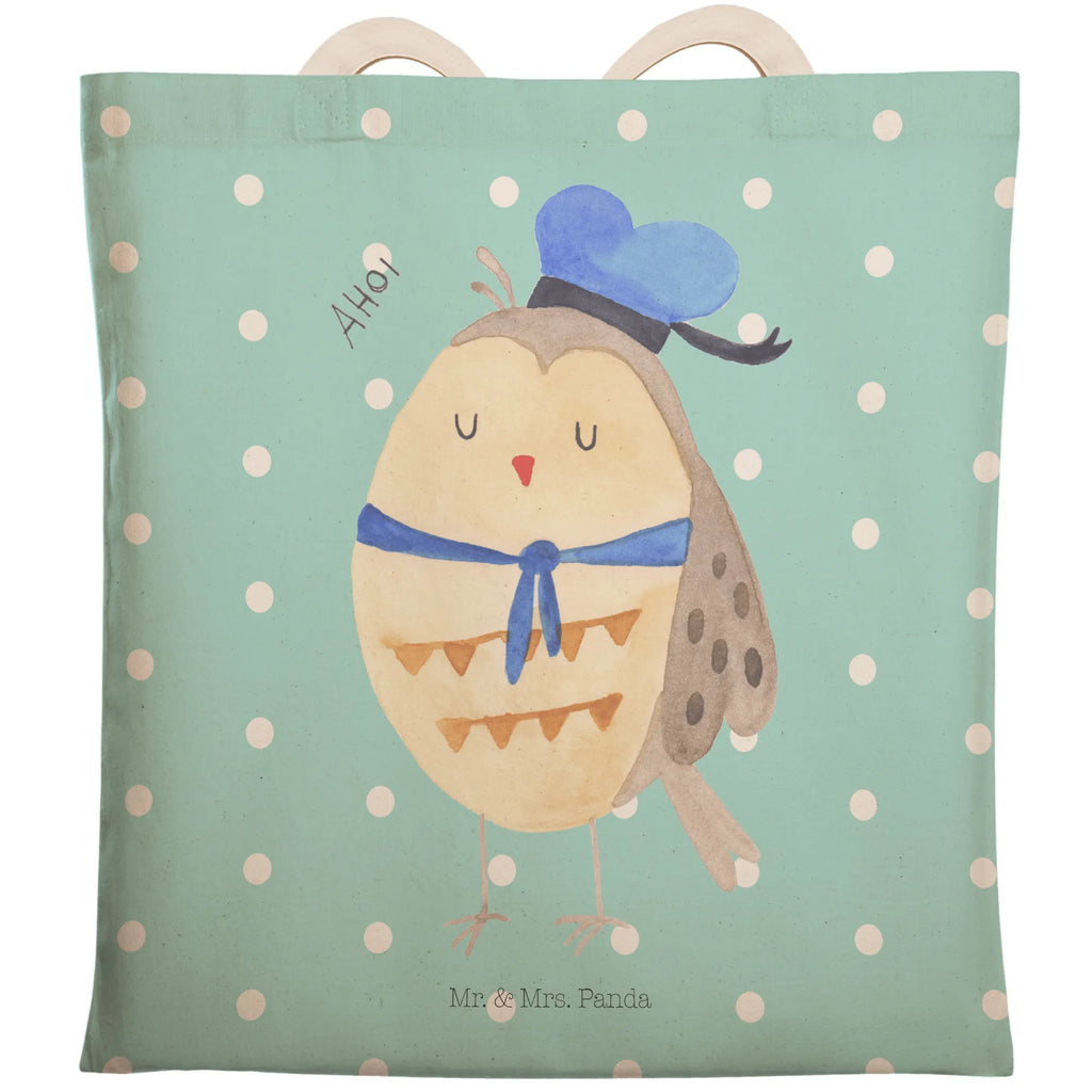 Shopping bag Owl sailor bag, cloth bag, shopper, cotton bag, Carrier bag, pouch, shoulder bag, owl, forest animal, bird, nocturnal, gift ideas, birthday present, illustrated, funny, romantic gift, owl decor, Sailor, Owl, Home port, Wedding anniversary gift, Marriage, Girlfriend, Owl decoration, Owl saying, Pun funny, Mariner