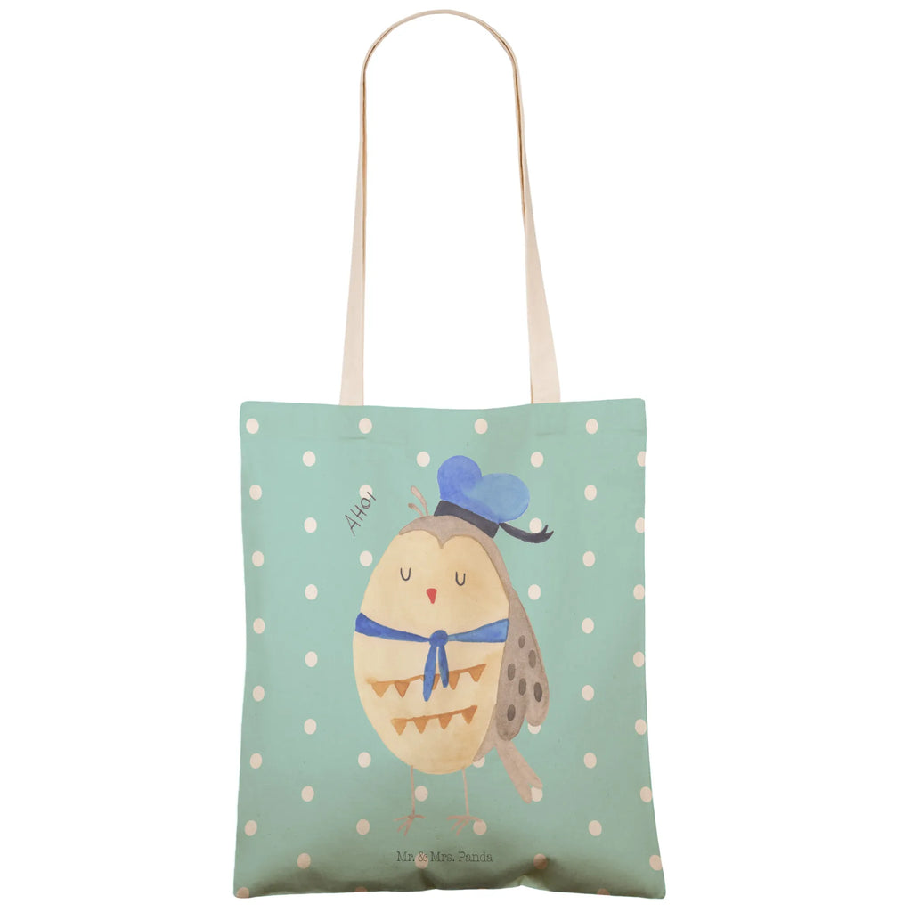 Shopping bag Owl sailor bag, cloth bag, shopper, cotton bag, Carrier bag, pouch, shoulder bag, owl, forest animal, bird, nocturnal, gift ideas, birthday present, illustrated, funny, romantic gift, owl decor, Sailor, Owl, Home port, Wedding anniversary gift, Marriage, Girlfriend, Owl decoration, Owl saying, Pun funny, Mariner