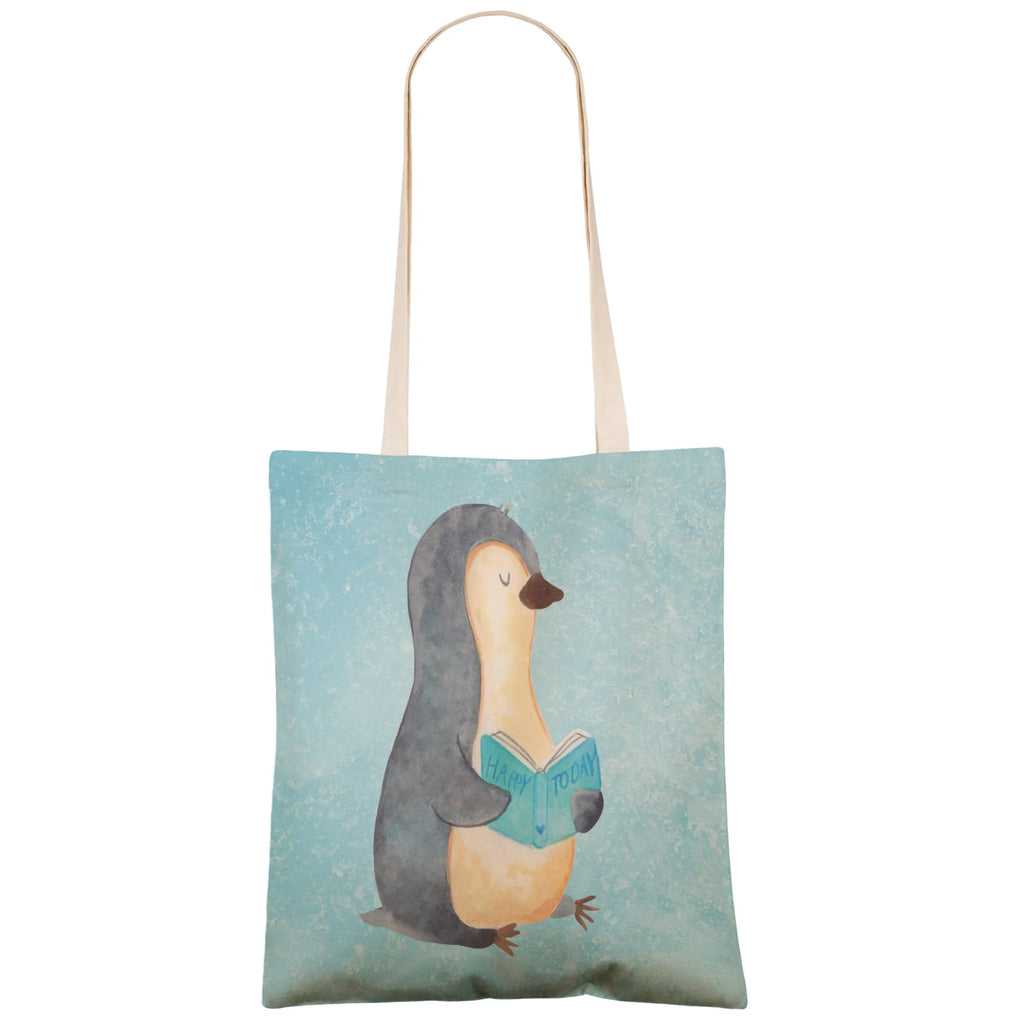 Einkaufstasche Pinguin Buch cityshopper, taschen shopper, Freizeittasche, Alltagstasche, Schultertasche, Einkaufstaschen, markttasche, Stofftasche, Einkaufsbeutel, stoffshopper, Stoffbeutel, Stofftaschen, Einkaufstasche, Umhängetasche, Beutel Tasche, Shopper, shopping bag, Stoffeinkaufstaschen, Tüte, Beutel, Strandtasche, Tragetaschen, Stofftragetasche, Pinguin, Freizeit, Ferien, Pinguine, Nichtstun, Faulenzen, Bücherwurm, Urlaub, Lesen, Buch