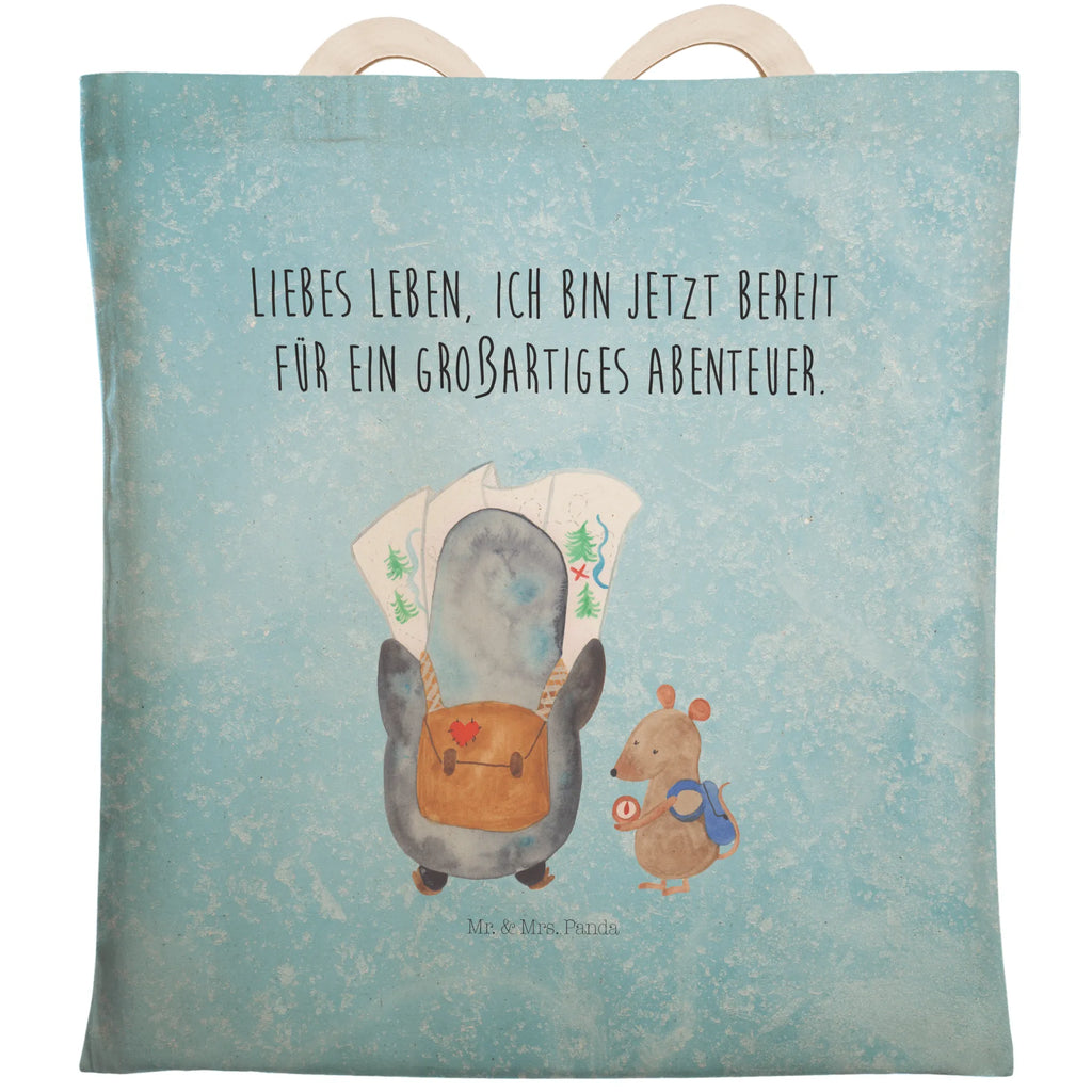 Einkaufstasche Pinguin & Maus Wanderer Einkaufstaschen, Tüte, Shopper, Umhängetasche, Beutel Tasche, Beutel, taschen shopper, Stoffbeutel, Strandtasche, Einkaufsbeutel, Schultertasche, Tragetaschen, Stofftaschen, Einkaufstasche, Alltagstasche, cityshopper, Stofftasche, shopping bag, markttasche, stoffshopper, Freizeittasche, Stofftragetasche, Stoffeinkaufstaschen, Pinguin, Wandern, Roadtrip, Abenteurer, Abenteuer, Ausflug, Wanderlust, Pinguine