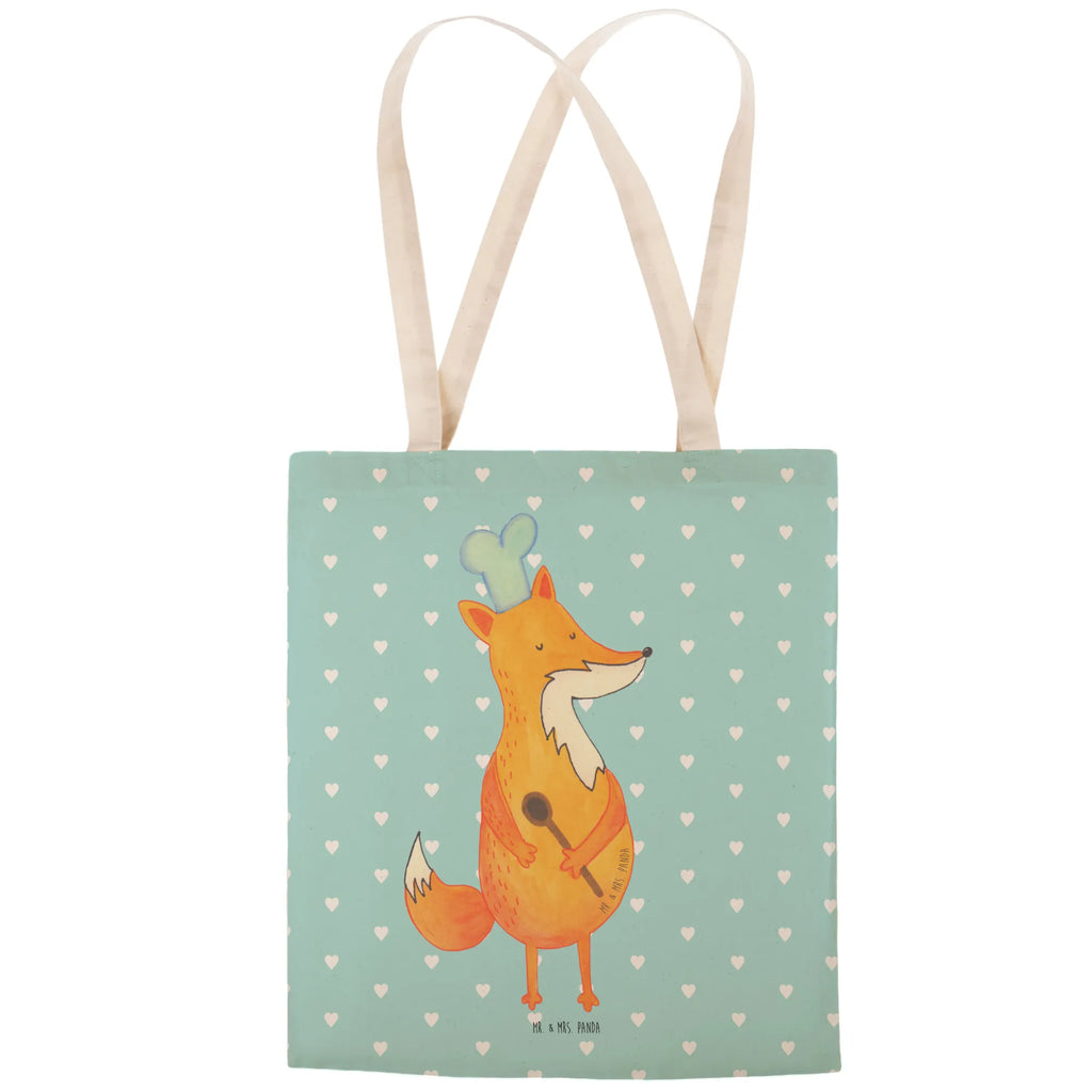 Shopping bag Fox A cook Carrier bag, pouch, shopper, cotton bag, shoulder bag, bag, cloth bag, fox, foxes, forest wildlife, clever as a fox, animal lover, Kitchen decoration, Fox, Party slogan, funny, Baker, Slogan funny, Kitchen slogan, Cook gift, Chefs