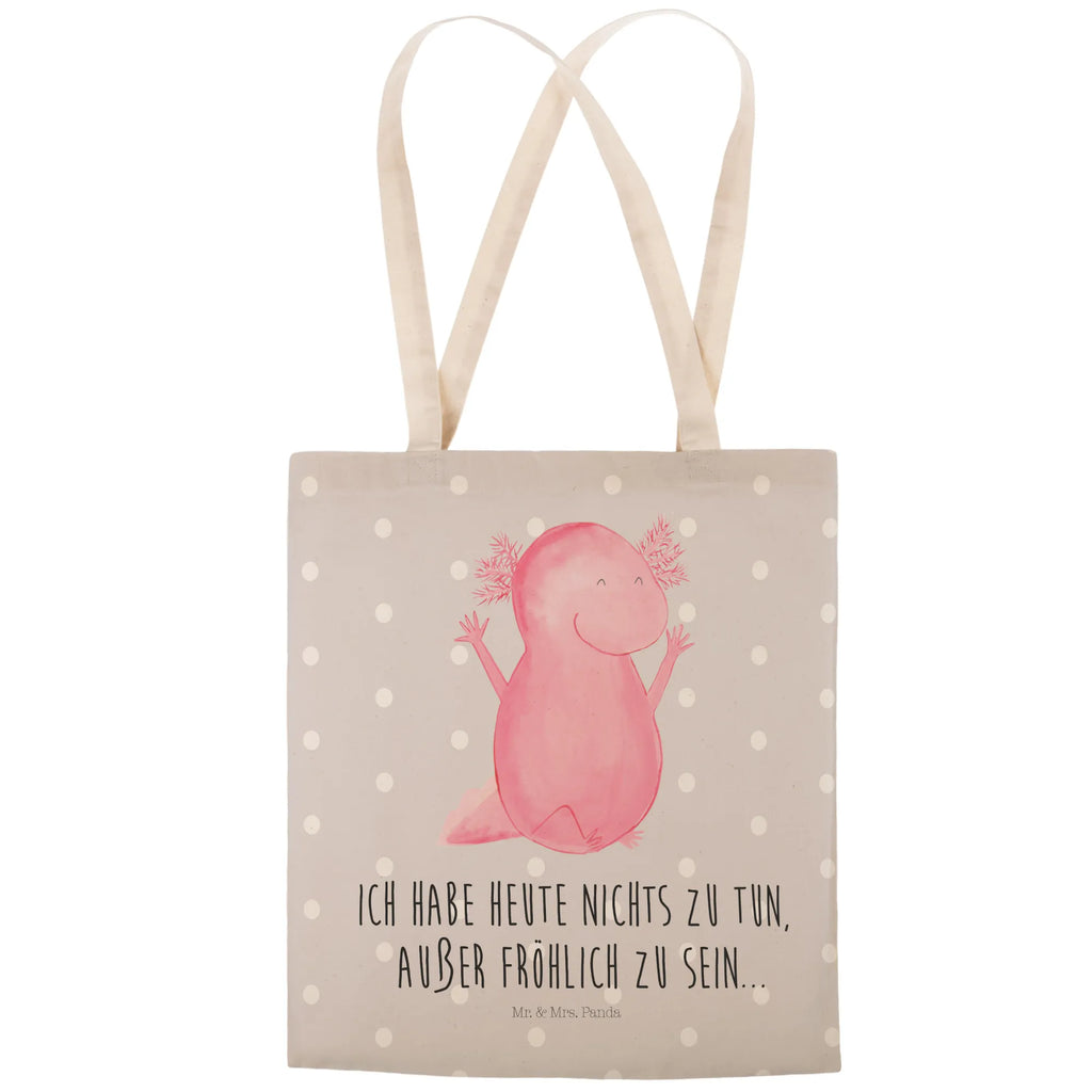 Einkaufstasche Axolotl Hurra Tragetaschen, Einkaufstasche, Beutel Tasche, stoffshopper, Einkaufsbeutel, Stoffbeutel, Strandtasche, shopping bag, Freizeittasche, Alltagstasche, Schultertasche, markttasche, Stofftasche, Stofftragetasche, Tüte, Stofftaschen, Shopper, Einkaufstaschen, Stoffeinkaufstaschen, cityshopper, Umhängetasche, taschen shopper, Beutel, Axolotl, Molch, Freude, Spaß, Lurch, Zufriedenheit, Schwanzlurch, Motivation, Lurche, Fröhlich, Axolot