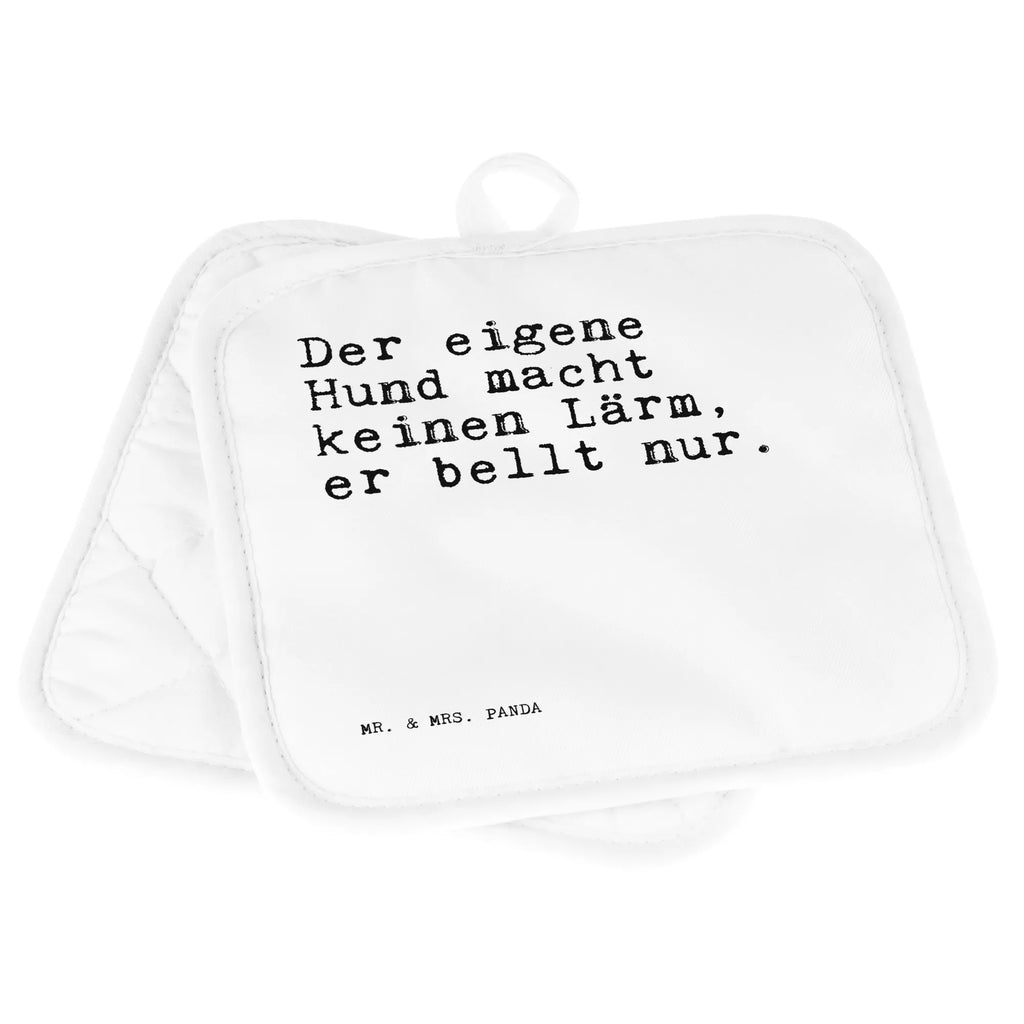 2-elementowy zestaw podkładek pod garnki Der eigene Hund macht... Przysłowie, przysłowia, zabawne przysłowia, mądrości, cytaty, prezenty z przysłowiami