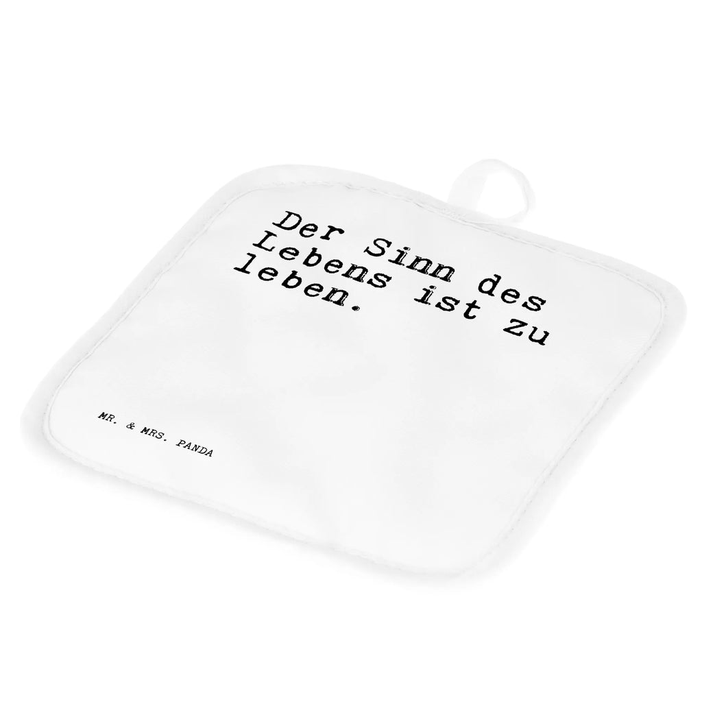 2er Set Topflappen  Sprüche und Zitate Der Sinn des Lebens ist zu leben. Topfuntersetzer, Topflappen 2er Set, Topflappen Set, Topflappen lustig, Ofenhandschuh, Topflappen mit Spruch, Schöne Topflappen, Topfhandschuhe, Topflappenset, Ofenhandschuhe, Topfhandschuh, Topflappen, Spruch, Sprüche, lustige Sprüche, Weisheiten, Zitate, Spruch Geschenke, Spruch Sprüche Weisheiten Zitate Lustig Weisheit Worte