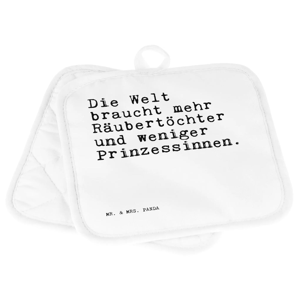 2-elementowy zestaw podkładek pod garnki Die Welt braucht mehr... Przysłowie, przysłowia, zabawne przysłowia, mądrości, cytaty, prezenty z przysłowiami