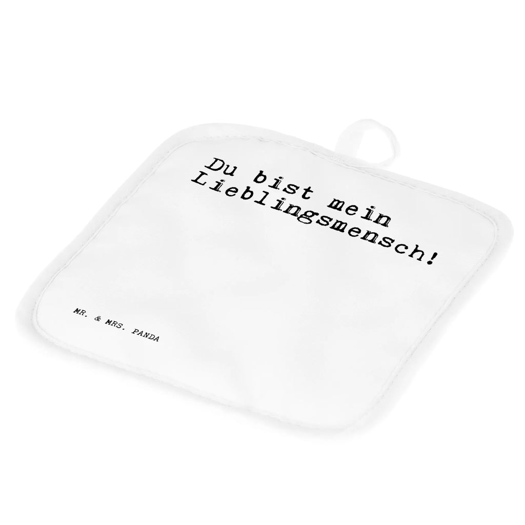 Pot holder Du bist mein Lieblingsmensch! kitchen, cooking, oven mitts, oven cloth set, gloves, potholders, set, baking, oven glove, saying, sayings, funny, wisdom, quotes, Sayings Proverbs Wisdom Quotes Funny Wisdom Words