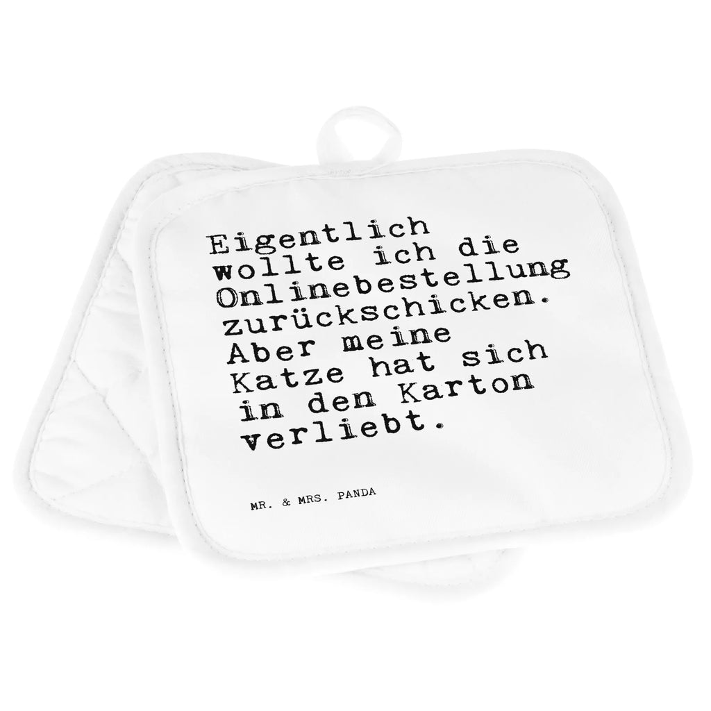 2er Set Topflappen  Sprüche und Zitate Eigentlich wollte ich die Onlinebestellung zurückschicken. Aber meine Katze hat sich in den Karton verliebt. Topfhandschuhe, Ofenhandschuhe, Topflappenset, Topfuntersetzer, Topflappen 2er Set, Topfhandschuh, Topflappen mit Spruch, Ofenhandschuh, Topflappen Set, Schöne Topflappen, Topflappen lustig, Topflappen, Spruch, Sprüche, lustige Sprüche, Weisheiten, Zitate, Spruch Geschenke, Spruch Sprüche Weisheiten Zitate Lustig Weisheit Worte