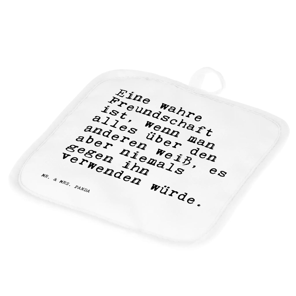 2-elementowy zestaw podkładek pod garnki Eine wahre Freundschaft ist,... Przysłowie, przysłowia, zabawne przysłowia, mądrości, cytaty, prezenty z przysłowiami