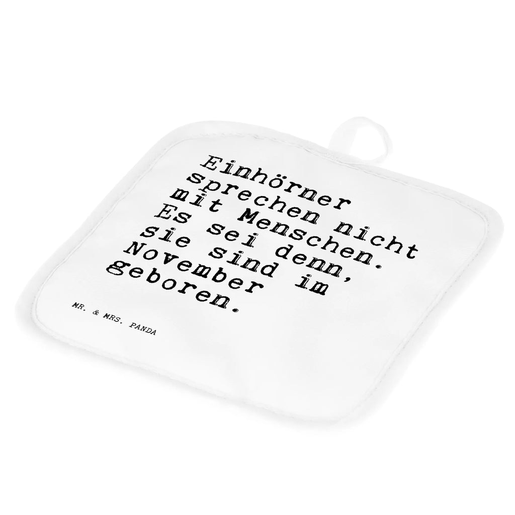 Pot holder Einhörner sprechen nicht mit... cooking, baking, potholders, kitchen, set, oven glove, oven cloth set, gloves, oven mitts, saying, sayings, funny, wisdom, quotes, Sayings Proverbs Wisdom Quotes Funny Wisdom Words