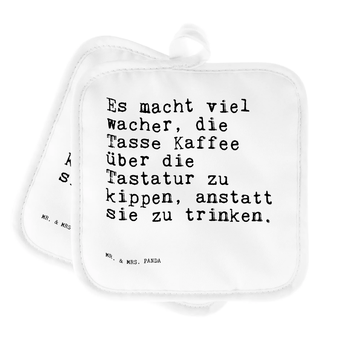2er Set Topflappen  Es macht viel wacher,... Topflappenset, Topfuntersetzer, Topflappen, Topflappen im Doppelpack, Doppel Topflappen, Topflappen 2er Set, Ofenlappen, Topflappen Set, topfhalter, Zwei Topflappen, Kochlappen, 2er Set Topflappen, Sprüche, Lustige Sprüche, Weisheiten, Zitate, Spruch, Spruch Geschenke, Spruch Sprüche Weisheiten Zitate Lustig Weisheit Worte