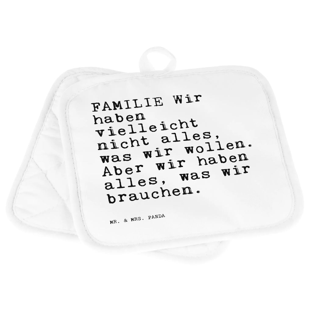 2-elementowy zestaw podkładek pod garnki FAMILIE Wir haben vielleicht... Przysłowie, przysłowia, zabawne przysłowia, mądrości, cytaty, prezenty z przysłowiami