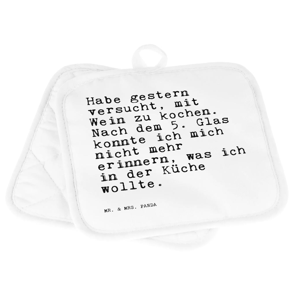 Pot holder Habe gestern versucht, mit... baking, gloves, oven glove, cooking, oven cloth set, kitchen, set, oven mitts, potholders, saying, sayings, funny, wisdom, quotes, Sayings Proverbs Wisdom Quotes Funny Wisdom Words