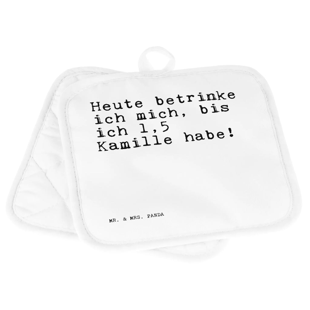 2-elementowy zestaw podkładek pod garnki Heute betrinke ich mich,... Przysłowie, przysłowia, zabawne przysłowia, mądrości, cytaty, prezenty z przysłowiami